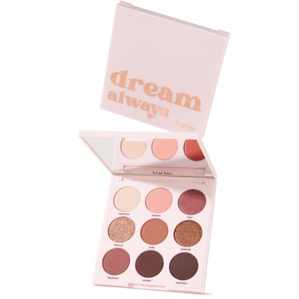 Tarte Dream Always Eyeshadow Glam Matte Metallic Vegan Makeup Palette New